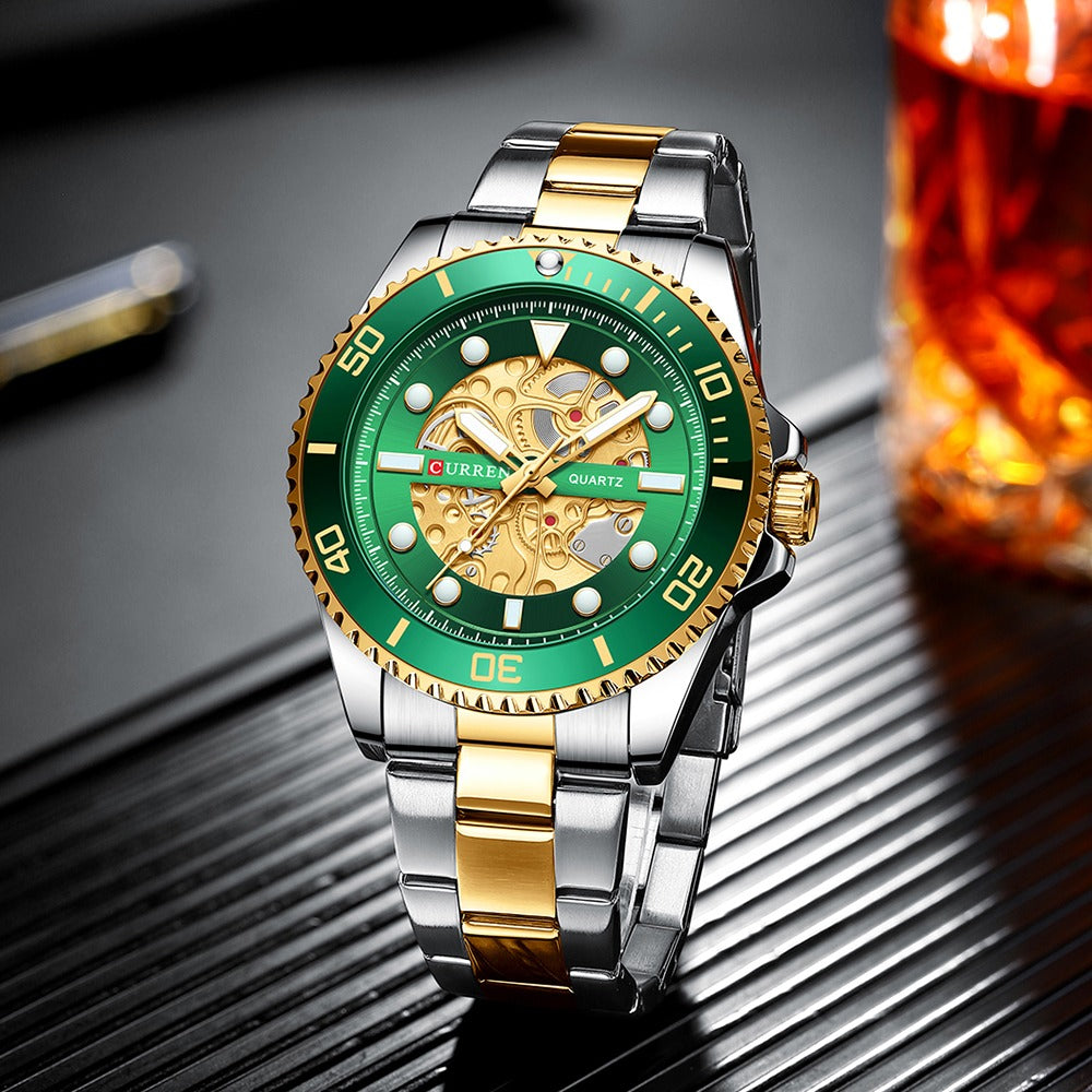 Curren tipo Rolex en Cuarzo  🌟
